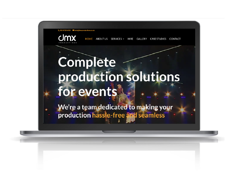 Website for DMX Productions